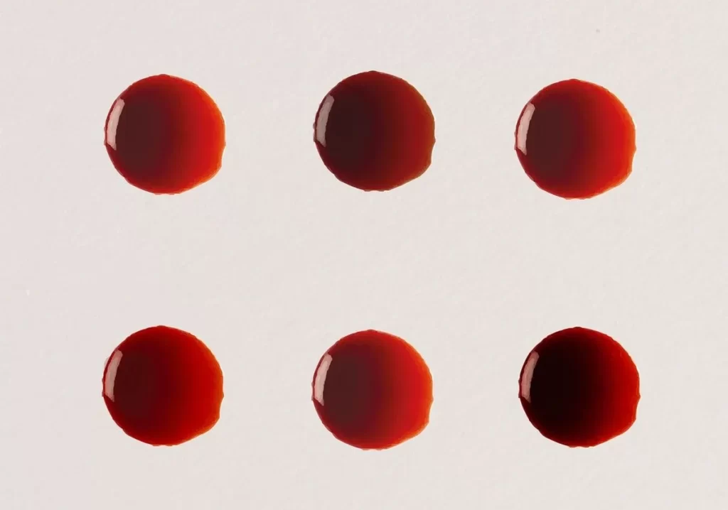 Couleurs du sang pendant les règles
